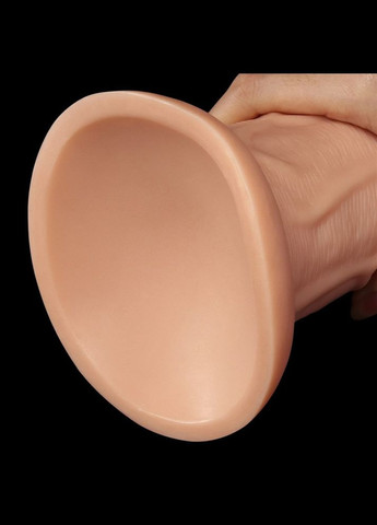 Фаллоимитатор гигант на присоске "9.5'' Realistic Curved Dildo" Lovetoy (301417067)