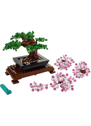 Конструктор Creator Expert Дерево бонсай 878 деталей (10281) Lego (285119811)