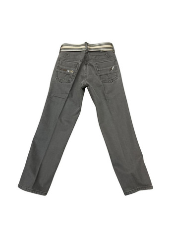 Серые зимние прямые джинсы утепленные на флисе для мальчика cerfi kids серый (0169) No Brand