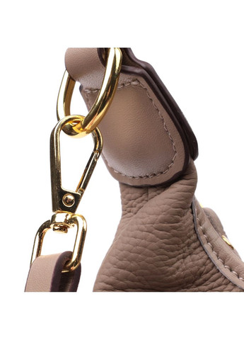 Женская сумка на плечо из натуральной кожи 22629 Бежевая. Vintage (331906859)