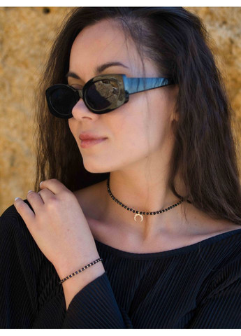 Чорне кольє лунниця 5541 LeBijou (368559365)