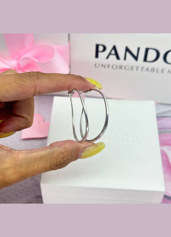 Срібні сережки Відкриті кільця No Brand (334305807)