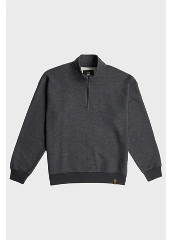 Сірий світшот G-Star Raw меланж нашивки (377618370)