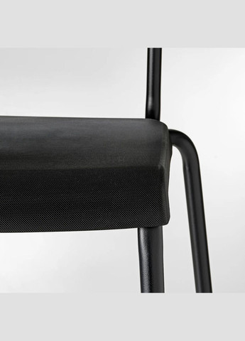 Барний стілець зі спинкою ІКЕА STIG 63 см чорний (30498418) IKEA (267902281)