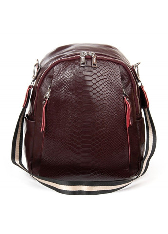 Шкіряний жіночий рюкзак 8907-9 bordo Alex Rai (313031726)