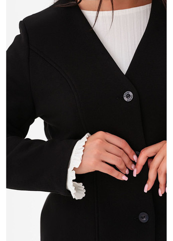 Черный женский жакет quin Garne однотонный - демисезонный