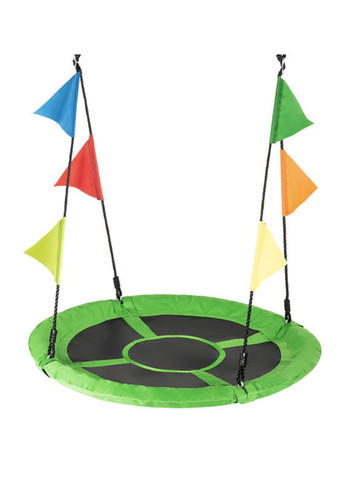 Садовая качель - гнездо XXL с флажками зеленый Outtec (361951833)