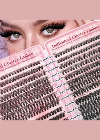 Набір для самостійного нарощування вій вдома 640 пучків (3D, 4D, 5D, 6D) China (322871953)