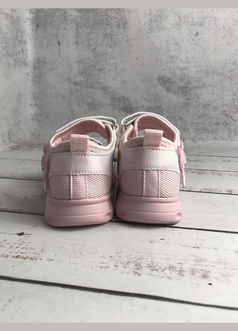 Розовые босоножки детские для девочки led bbt.kids розовый (566) No Brand подсветка