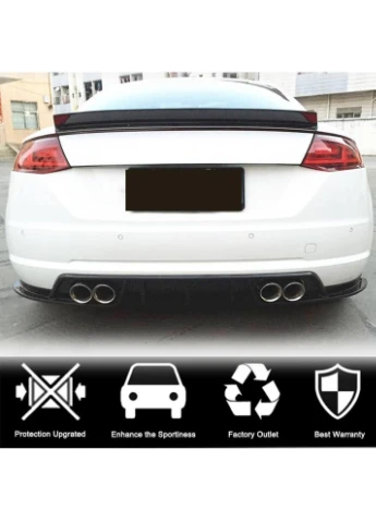 Дифузор заднього бампера (для Base, 2014-2019, Карбон) для Ауди ТТ рр Audi (392725669)