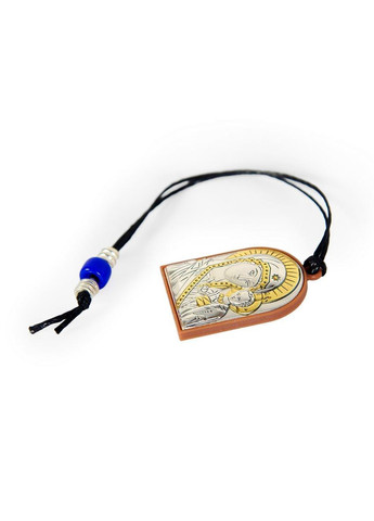 Срібна іконка на підвісці в автомобіль (срібло) 3,6х2,6см Казанська Божа Матір Silver Axion (266266085)