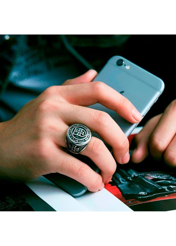 Чоловіча печатка з нержавіючої медичної сталі Хрест Тамплієрів RM-001 No Brand (300583930)
