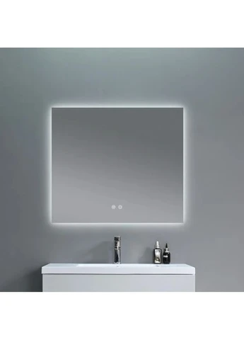 Зеркало TA1 LED подсветка Touch антизапотевание 1000х800 мм алюминиевое Qtap (393512298)