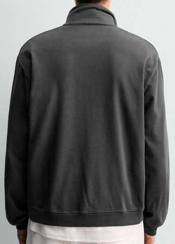 Темно-сірий світшот Zara однотонний (362699098)