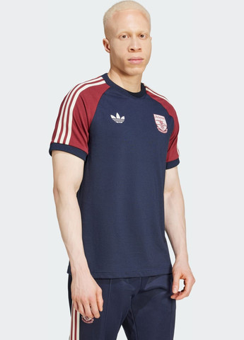 Синя футболка arsenal adicolor classics 3-stripes adidas