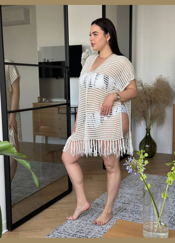 Туника женская пляжная сетка No Brand (334629946)