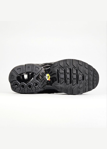 Черные демисезонные кроссовки мужские и женские Nike air max Tn plus black | Найк аір макс Тн плюс
