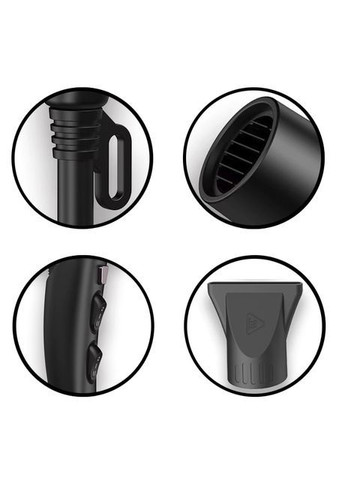 Фен для волосся з насадками з 2 швидкостями та 2 температурними режимами 2800 Вт (ES655) Sokany (374014937)