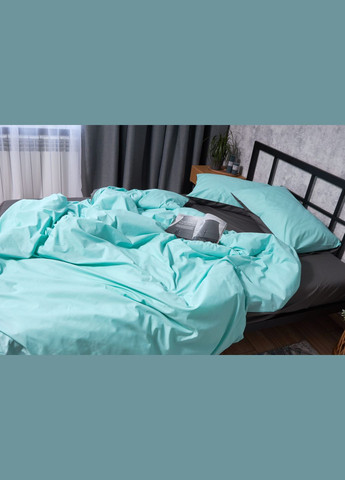 Комплект постільної білизни Бязь Gold Люкс «» двоспальний 175х210 наволочки 2х70х70 (MS-820002095) Moon&Star Gray Mind (285717803)