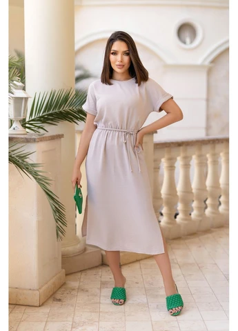 Бежева кежуал сукня Fashion Girl