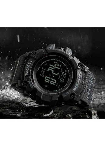 Умные Часы Processor с Шагомером и Барометром Черные Skmei (313653839)