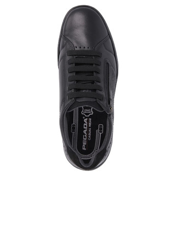 Черные осенние полуботинки мужские Pegada