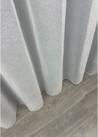 Тюль 1276т Мікро-льон однотонний Білий 200х250 см (43-147) VR-Textil (298124228)