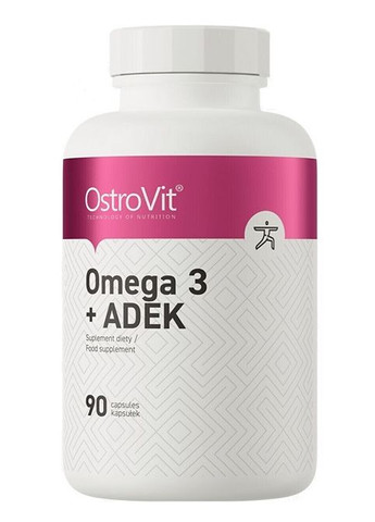 Omega 3 + ADEK 90 Caps Ostrovit (286331588)