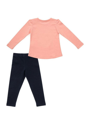 Комбінований демісезонний набір дитячого одягу з фламінго (12772-104g-peach) Breeze