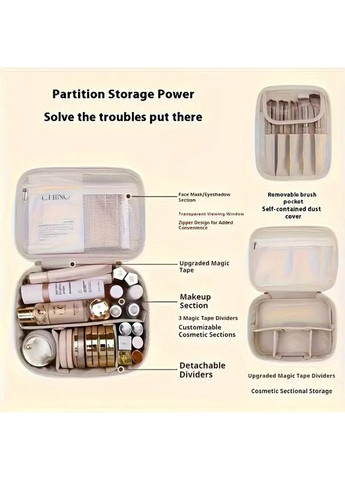 Косметичка большая дорожная No Brand на блискавці (365814688)