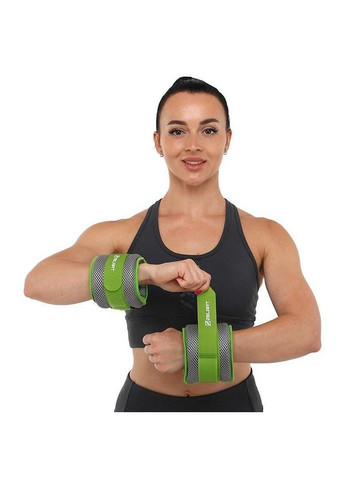 Утяжелители-манжеты водонепроницаемые для рук и ног FI-7210-4 Салатовый Zelart (342398557)