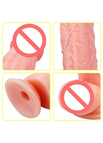 Фаллоимитатор с вибрацией, на присоске, с мошонкой We Love (284279321)