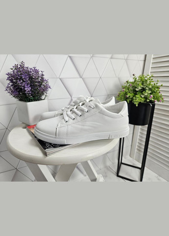 Кросівки кеди класичні білі No Brand білі (322650825)