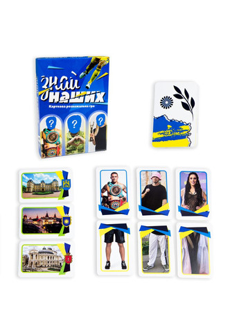 Настільна гра для дітей від 8 років розважальна українська командна знають наших 3-9 гравців Strateg (362432422)