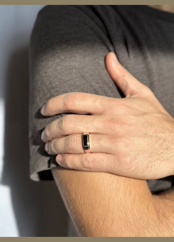 Печатка срібна із золотом 187р, розмір No Brand (358501414)