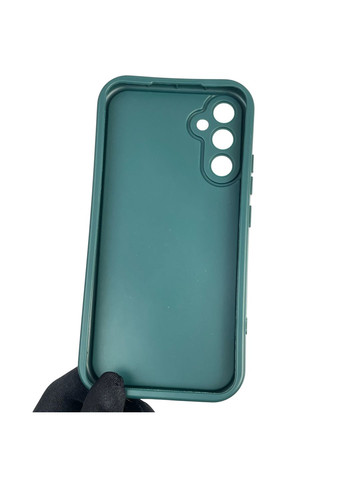 Чохол силіконовий Soft Touch з 3D принтом Майнкрафт для Galaxy A34 5G (SM-A346E) темно-зелений (Повний захист камери) Samsung (373424647)