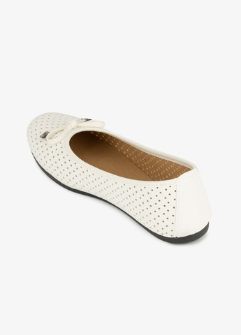 Жіночі балетки жіночі m25-02 shop (2000999141775) Meta | білі (329822810)