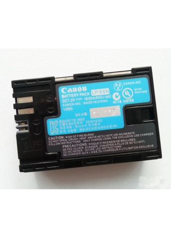 Аккумулятор для фотоаппаратов 80D, 6D Mark II, 7D Mark II, 5D Mark IV - LP-E6N Canon (372010194)