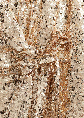 Золотой праздничный платье H&M однотонное