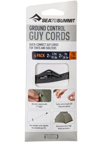 Растяжки Ground Control Guy Cords. Dark Gray gray Sea To Summit (316533272)