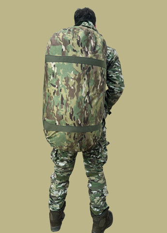 Баул армійський мультикам сумка баул армійський 120 л тактичний баул тактичний баул рюкзак мультикам Get’Man (299669066)