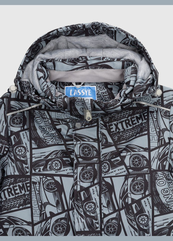 Серая демисезонная куртка для мальчика b36-022 134 см серый (2000990228710d) shop (2000990228710) Snowgenius