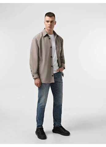 Синие демисезонные зауженные джинсы 9652003 синий 5o3208 Emporio Armani