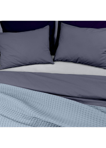 Плед-покрывало вафельное 230х240 см Maya Greek Waffle Сизый Cosas (369668614)