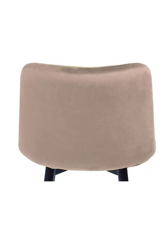 Полубарный стул CHIC H-2 VELVET черный каркас / беж CHICH2VCBE Signal (372178204)