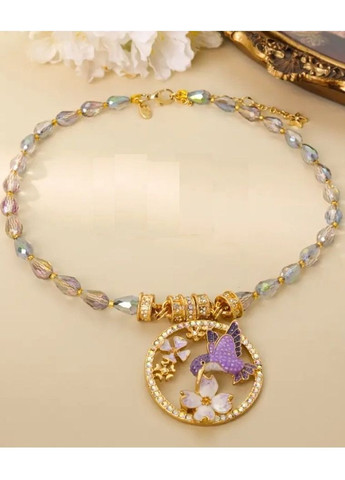 Ексклюзивне кольє-трансформер колібрі, 2553 No Brand (353827924)