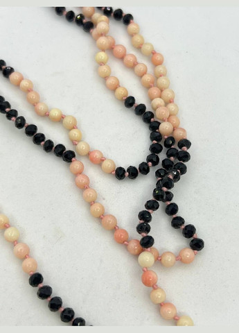 Бусы коралл и чешское стекло 118 см No Brand (322007160)