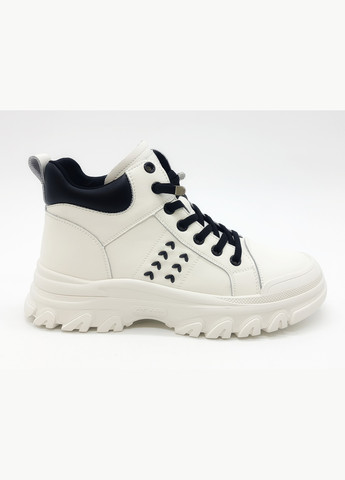 Жіночі черевики білі шкіряні L-10-5 23,5 см (р) Lonza (271675327)