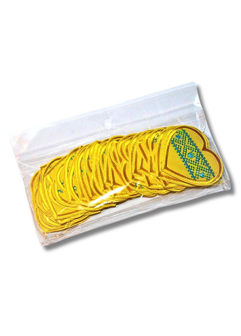 Аппликация для одежды нашивка Украинское Сердце с вышитым орнаментом №3/6х6см FROM FACTORY APURK3 (336947675)