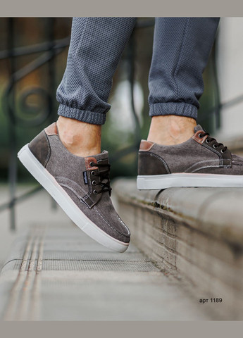Темно-сірі кеди чоловічі casual step dark grey No Brand